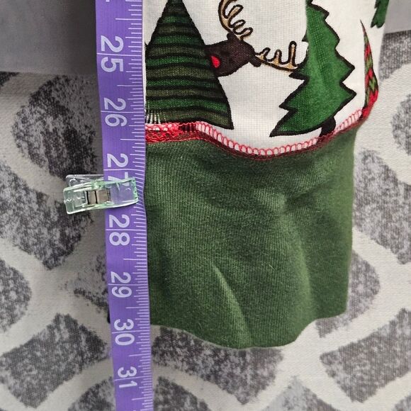 Lazy One No Peeking Flapjack Button Front One Piece Reindeer Christmas Pajamas - Picture 13 of 15